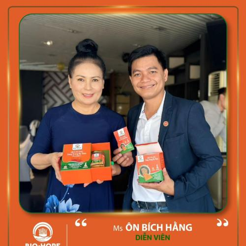 Diễn Viên Ôn Bích Hằng Chia Sẻ Trải Nghiệm Tuyệt Vời Với Đông Trùng Hạ Thảo